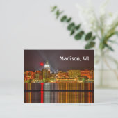 Madison, Wisconsin Postkarte (Stehend Vorderseite)