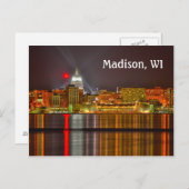 Madison, Wisconsin Postkarte (Vorne/Hinten)