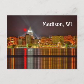 Madison, Wisconsin Postkarte