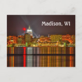 Madison, Wisconsin Postkarte (Vorderseite)