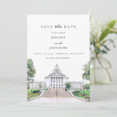 Madison Wisconsin Save the Date Karte (Stehend Vorderseite)