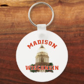 Madison, Wisconsin Schlüsselanhänger (Vorderseite)
