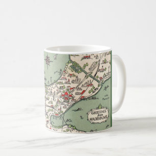 Madison Wisconsin Seenkarte Tasse