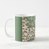 Madison Wisconsin Seenkarte Tasse (Links)