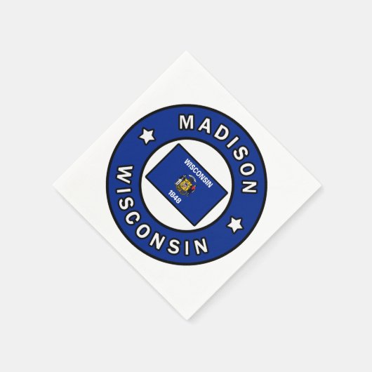 Madison Wisconsin Serviette (Ecke)