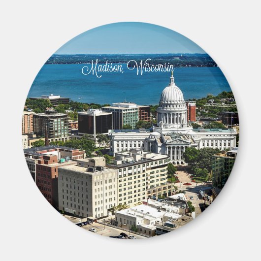 Madison, Wisconsin Skyline Magnet (Vorne)