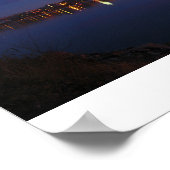 Madison, Wisconsin Skyline Poster (Ecke)