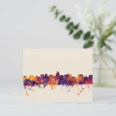 Madison Wisconsin Skyline Postkarte (Stehend Vorderseite)