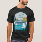 Madison Wisconsin Skyline Vintag Pullover (Vorderseite)