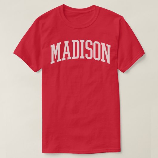 Madison Wisconsin Uni Type University T-Shirt (Design vorne)