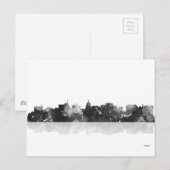 MADISON, WISCONSON SKYLINE POSTKARTE (Vorne/Hinten)