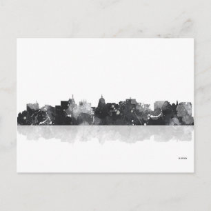MADISON, WISCONSON SKYLINE POSTKARTE