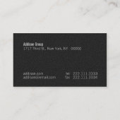 Madison XIIID Visitenkarte (Rückseite)