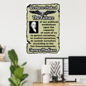 Madison: Zehn Gebote Poster (Heimbüro)