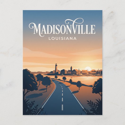 Madisonville USA Postkarte (Vorderseite)
