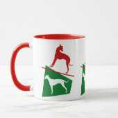 Madjarisches Agar, ungarischer Windhund Tasse (Links)