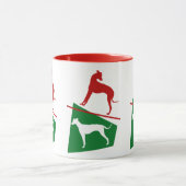 Madjarisches Agar, ungarischer Windhund Tasse (Zentrum)