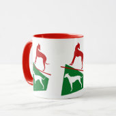 Madjarisches Agar, ungarischer Windhund Tasse (Vorderseite Links)