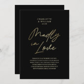 Madly in Liebe Vow Renewal Einladung (Vorne/Hinten)