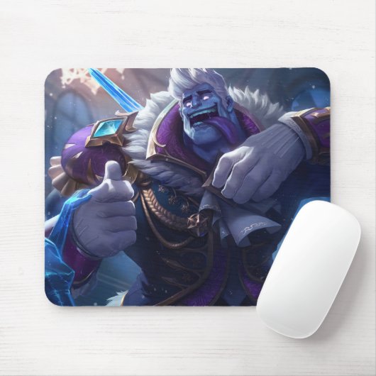 Madman Gaming Mousepad | Power Lifter Theme Art (Mit Mouse)
