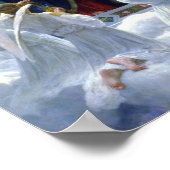 Madona Queen of Angels Bouguereau Regina Angelorum Poster (Ecke)