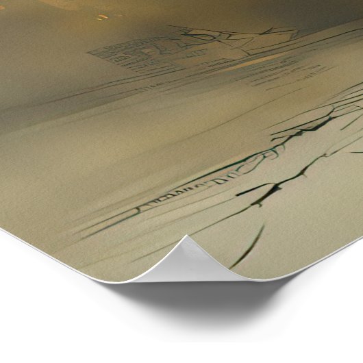 Madona und Kind Poster (Ecke)