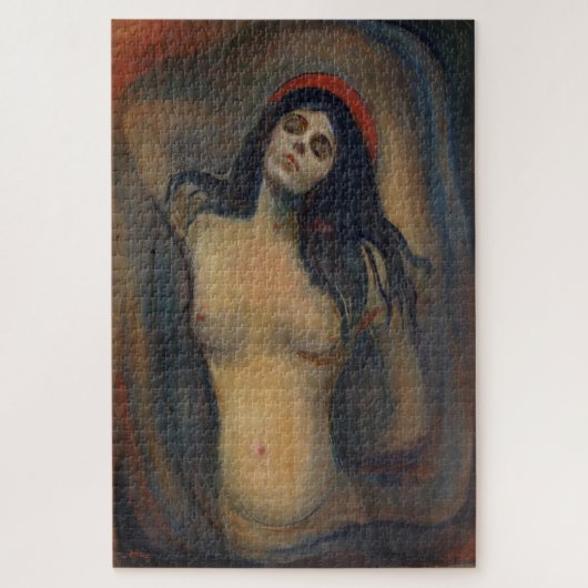 Madonna 1894-1895 – Edvard Munch Expressionistisch Puzzle (Vertikal)