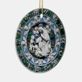 Madonna Adoring by Della Robbia Keramik Ornament (Rechts)