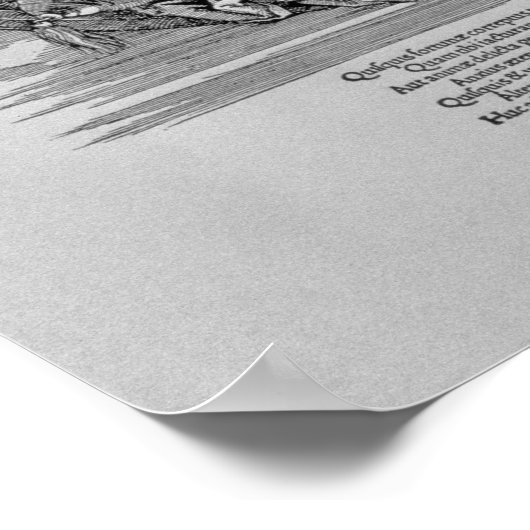 Madonna als stillende Mutter und göttliches Wesen Poster (Ecke)