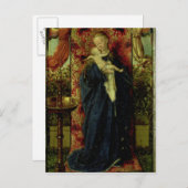 Madonna am Brunnen, 1439 Postkarte (Vorne/Hinten)