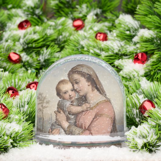 Madonna and Child by Franz Russ the Elder Schneekugeln (Weihnachten)