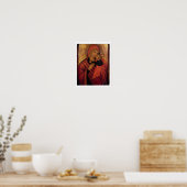 Madonna and Child, c.1650 (Panel) Poster (Küche)