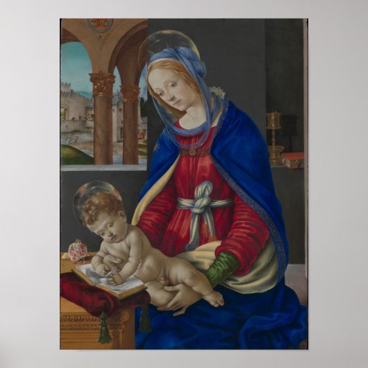 Madonna and Child, circa 1483-4 Poster (Vorne)