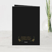 Madonna and Child Folded Greeting Card Karte (Rückseite)