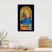 Madonna and Child Holiday Christmas postcard Poste Poster (Küche)