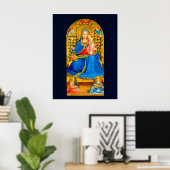 Madonna and Child Holiday Christmas postcard Poster (Heimbüro)
