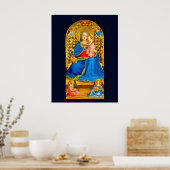 Madonna and Child Holiday Christmas postcard Poster (Küche)