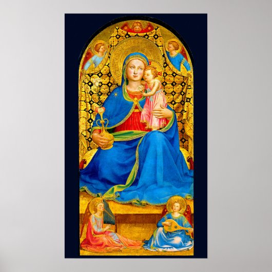 Madonna and Child Holiday Christmas poster (Vorne)