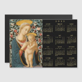 Madonna and Child Jesus Virgin Mary 2026 Calendar Magnetkarte (Vorne/Hinten)