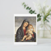 Madonna and Child (Ölkonzern) 2 Postkarte (Stehend Vorderseite)