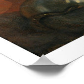 Madonna and Child with angels Poster (Ecke)