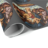 Madonna and Child with Eight Angels by Botticelli Geschenkpapier (Rolleneckpunkt)