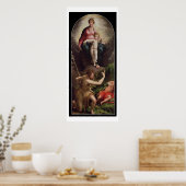 Madonna and Child with St. John and St. Jerome, 15 Poster (Küche)