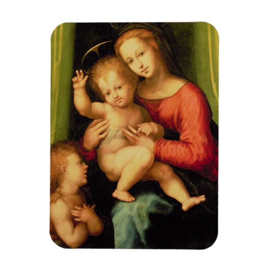 Madonna and Child with St. John Magnet (Vertikal)