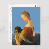 Madonna and Dachshund Art Tate Britain Postkarte (Vorne/Hinten)
