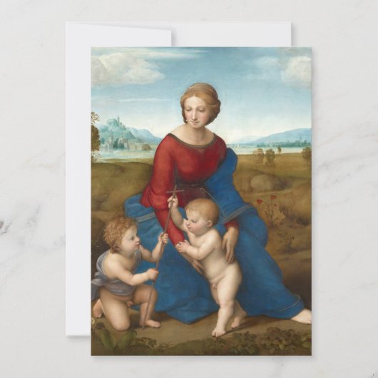 Madonna auf der Wiese | Raphael (Vorderseite)