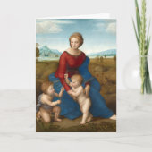 Madonna auf der Wiese | Raphael Karte (Vorderseite)