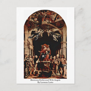 Madonna begeistert von Lotto America Postkarte