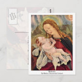 Madonna By Mathis Grunewald Gothart Postkarte (Vorne/Hinten)