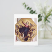 Madonna Carried by Angels (Deckenfresko) Postkarte (Stehend Vorderseite)